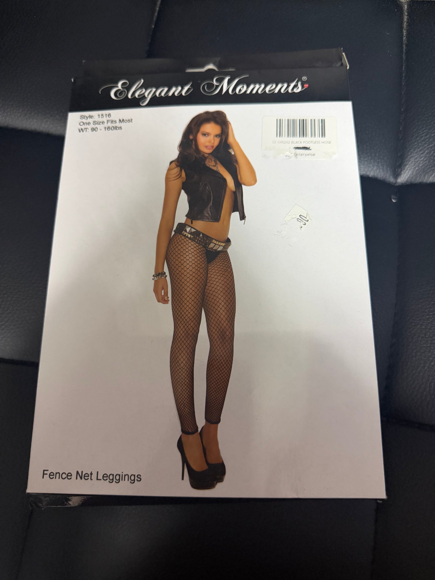 Elegant Moments- Fence Net Leggings- Black