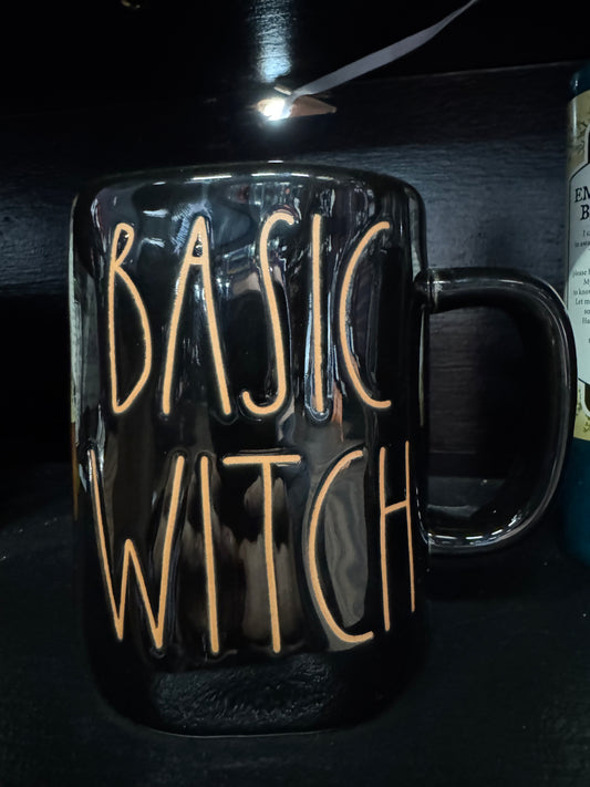 Rae Dunn- Black Basic Witch Mug