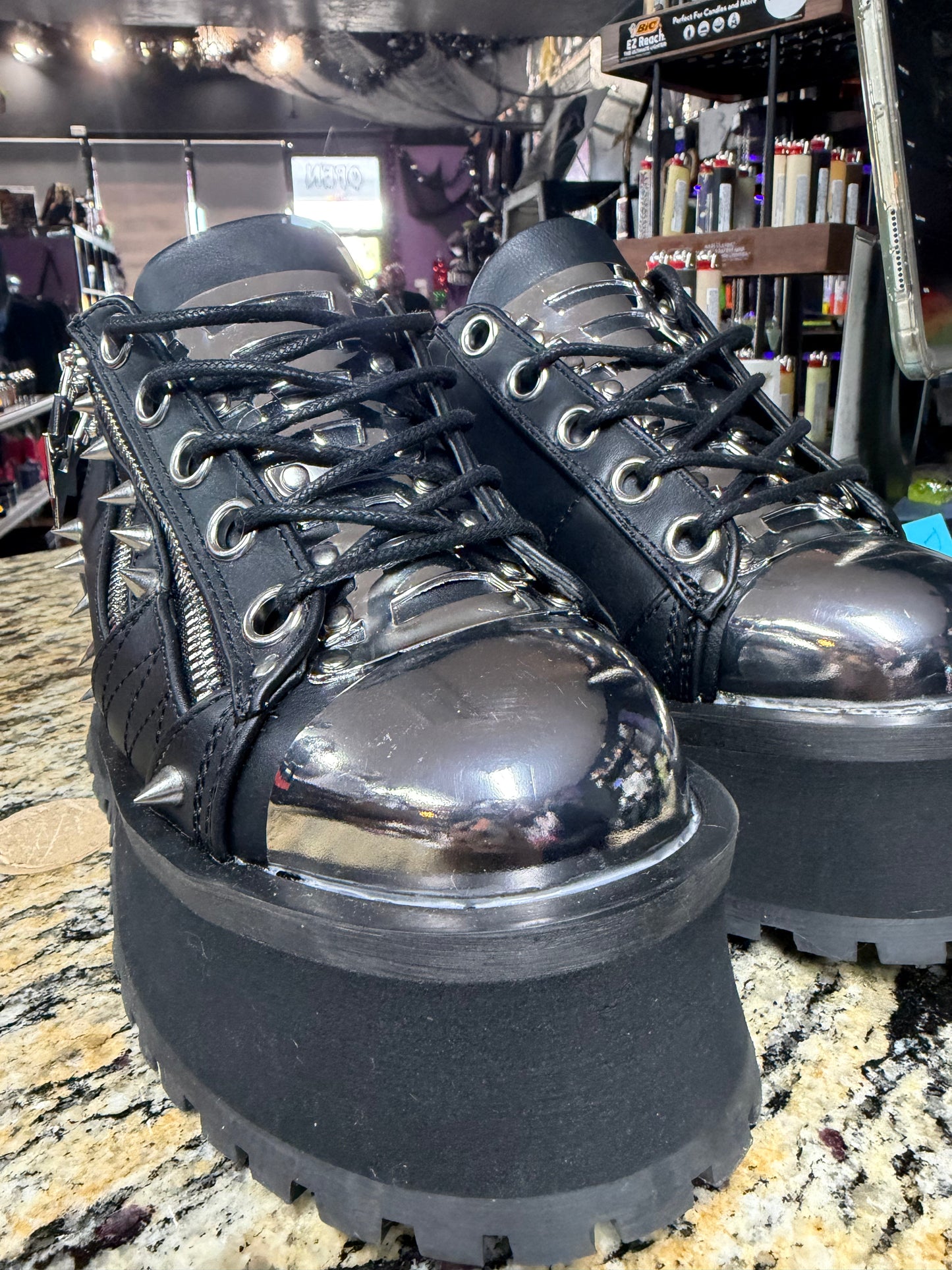 Demonia- Gravedigger- Size 6