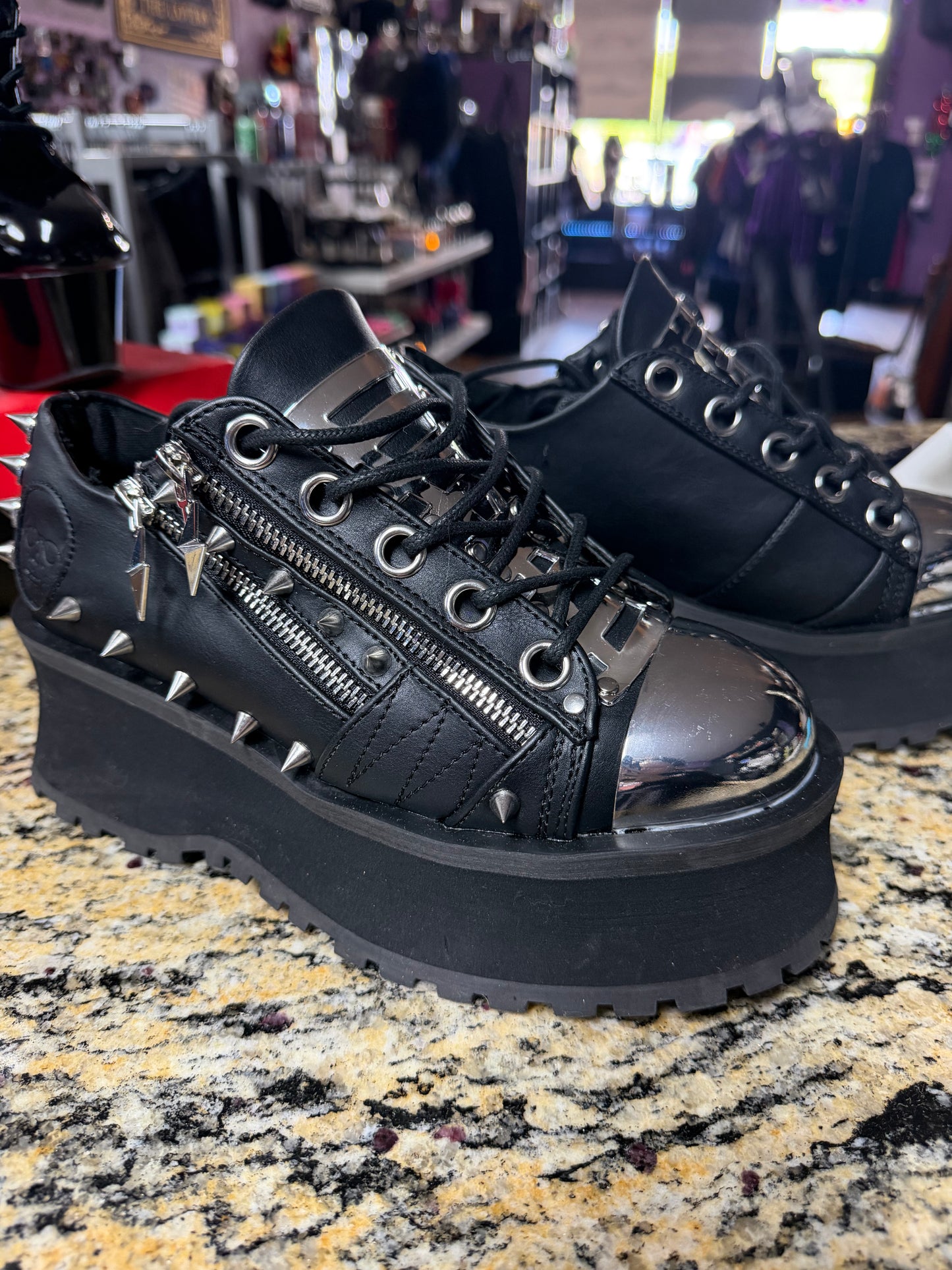 Demonia- Gravedigger- Size 6