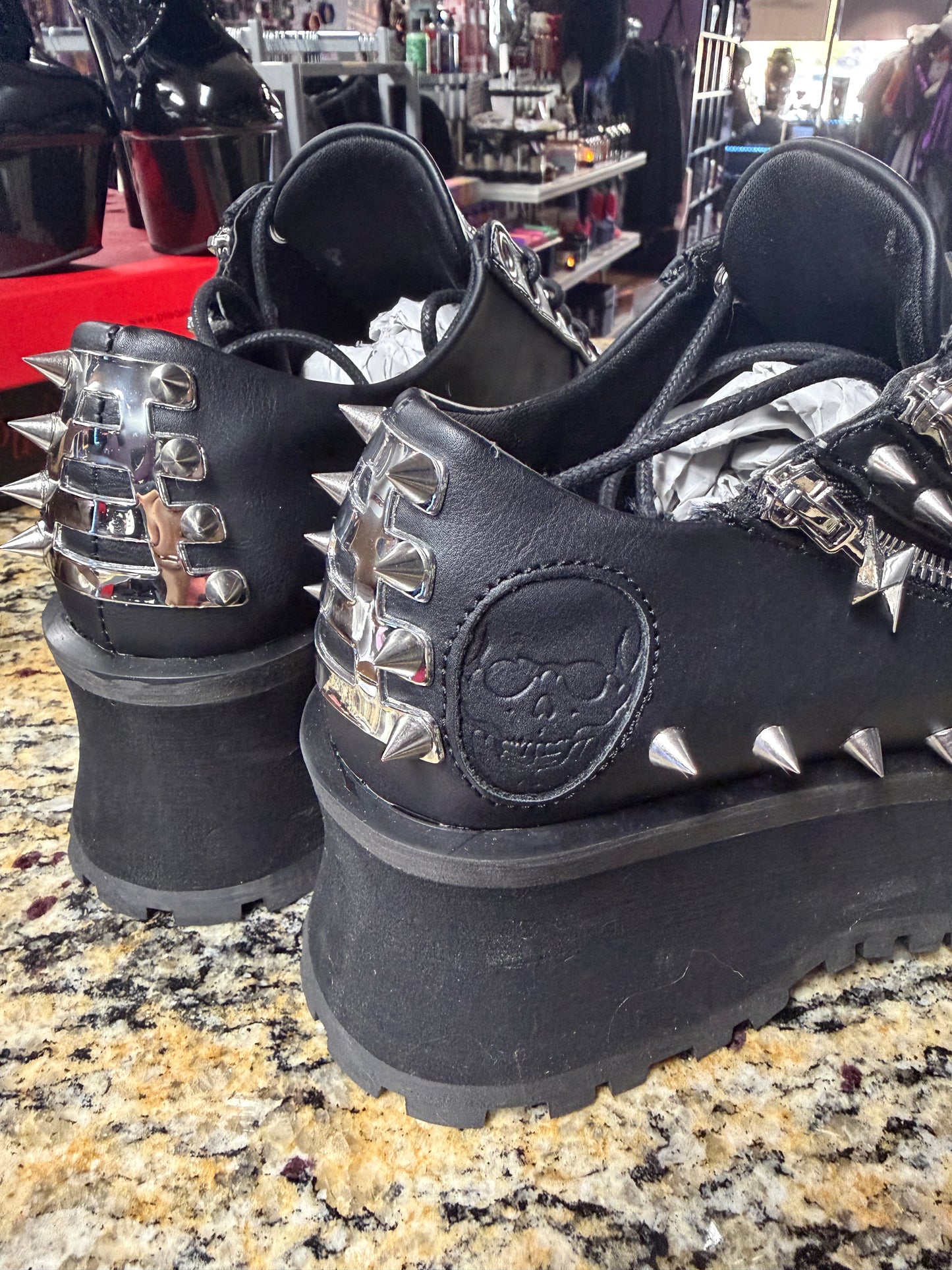 Demonia- Gravedigger- Size 6