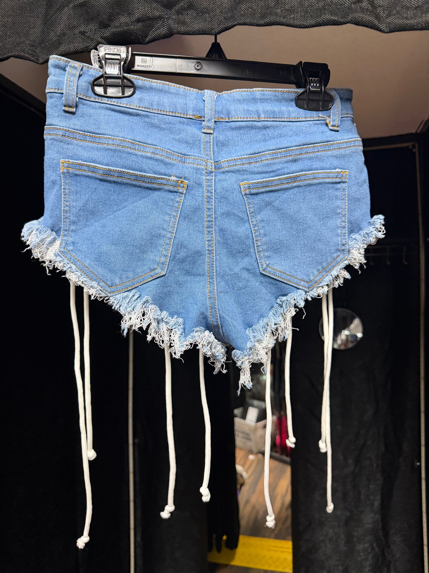 Daisy Tie Up Shorts- Size Small