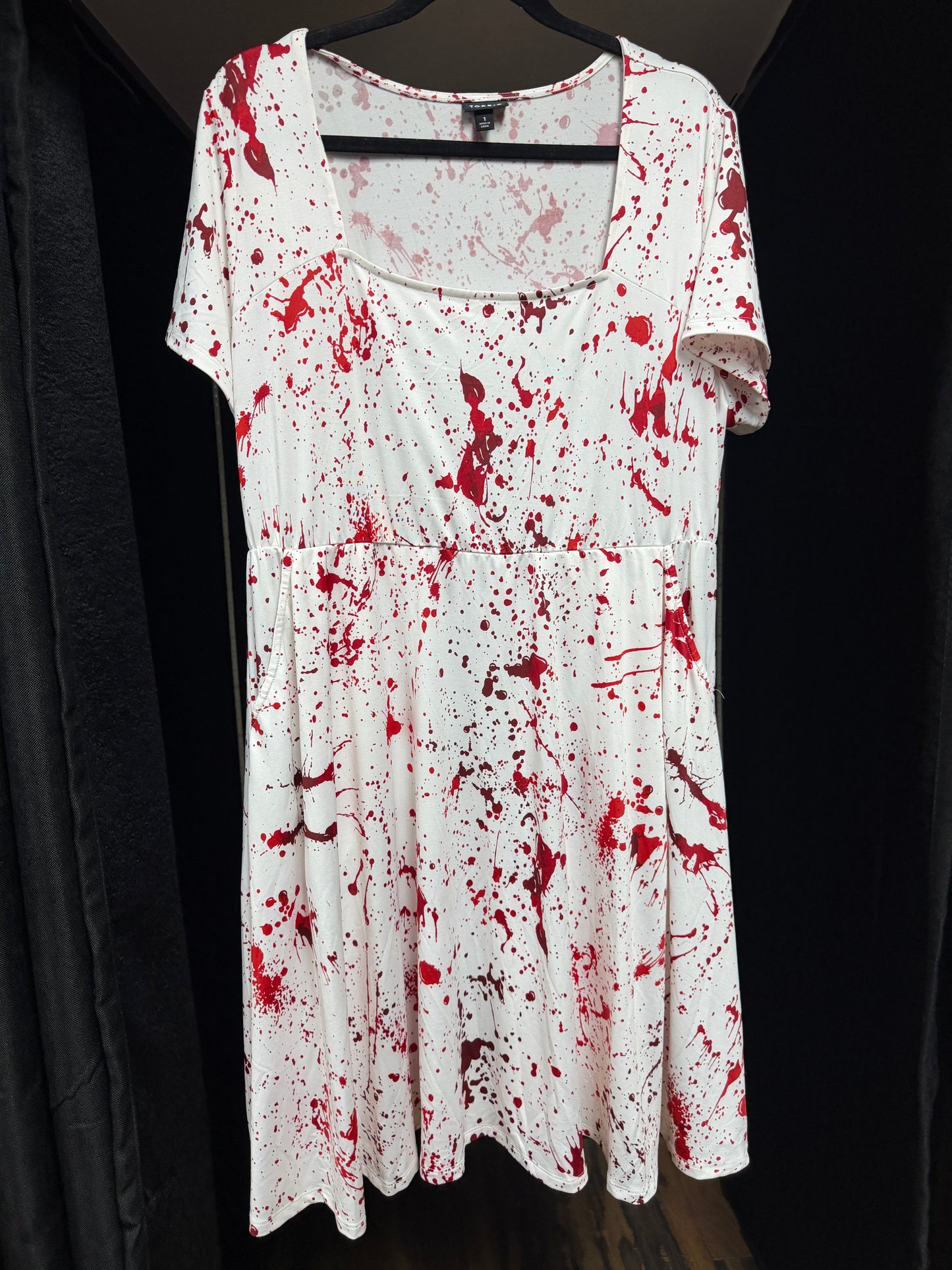 Torrid- Blood Splatter Horror Dress- Size 1