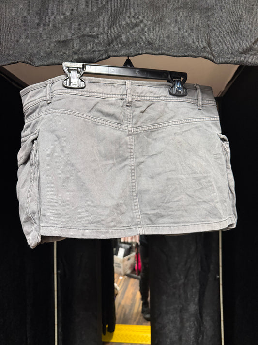 Grunge Cargo Mini Skort- Size Med