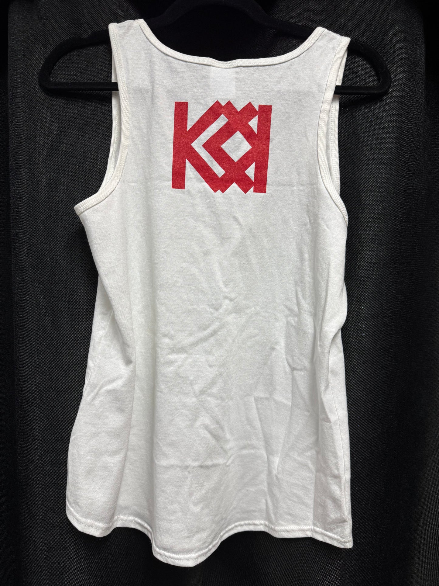 Karin Comes Killing Women's White/Red Tank Top
