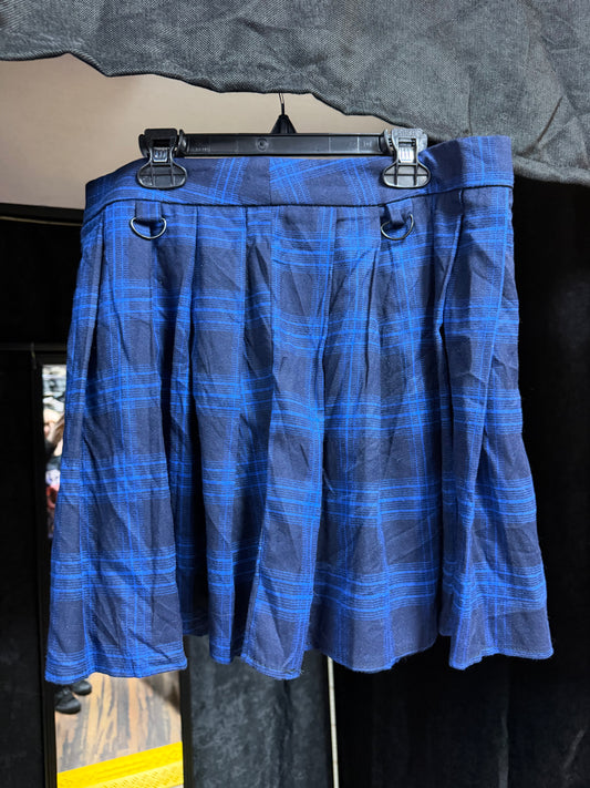 Alt plaid D-ring skirt 🖤Size M