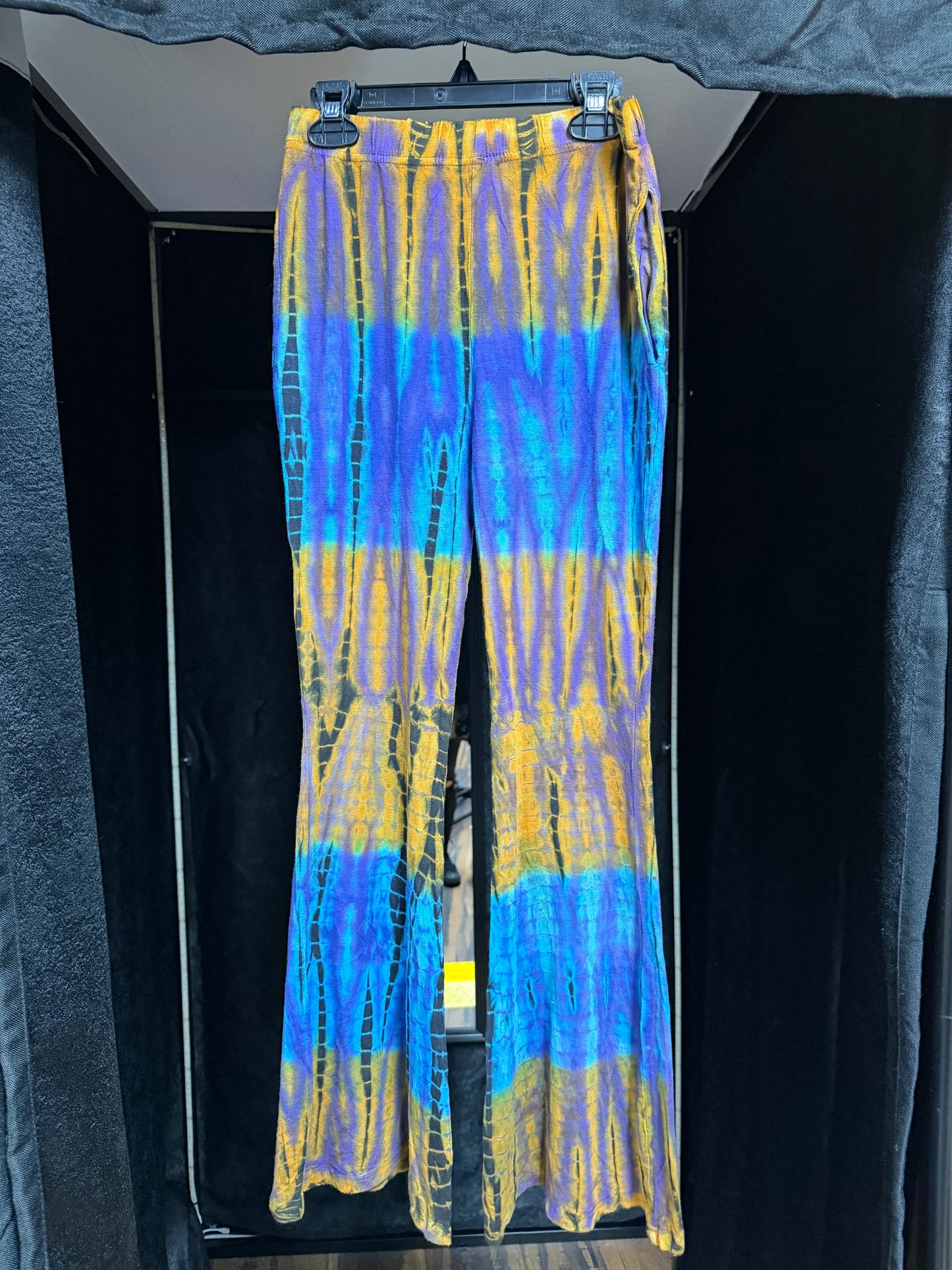 One-of-a-kind tie dye flares- Size F