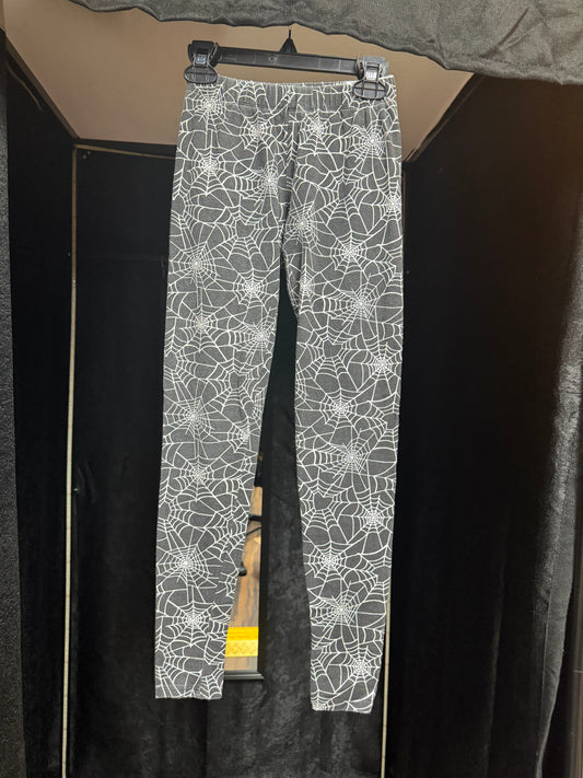 Spiderweb Gothic Leggings- Size XS