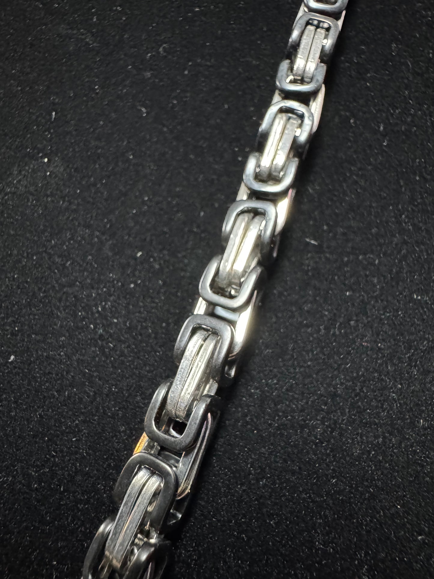 Stainless Steel Chain Necklace & Bracelet Set