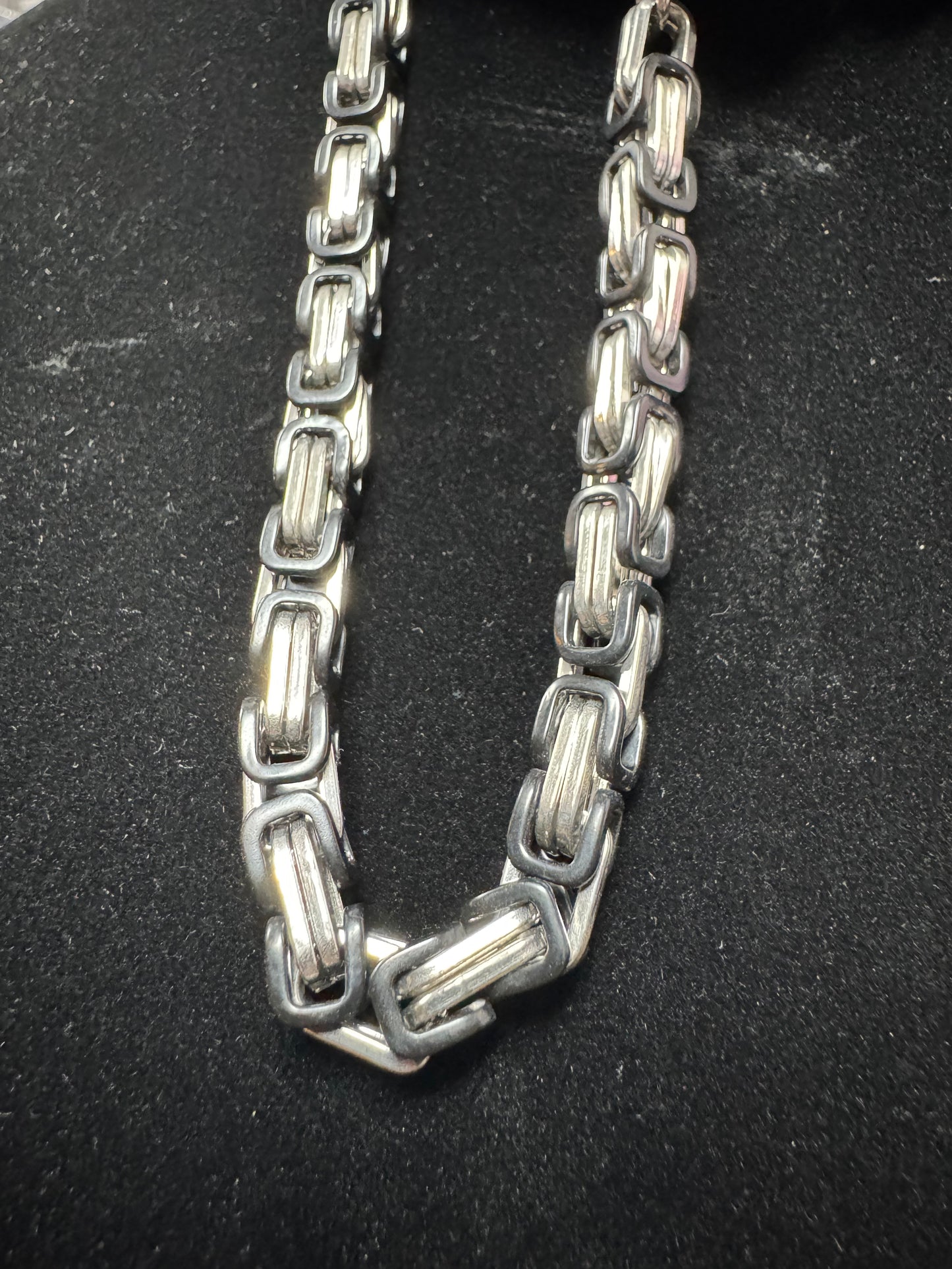 Stainless Steel Chain Necklace & Bracelet Set