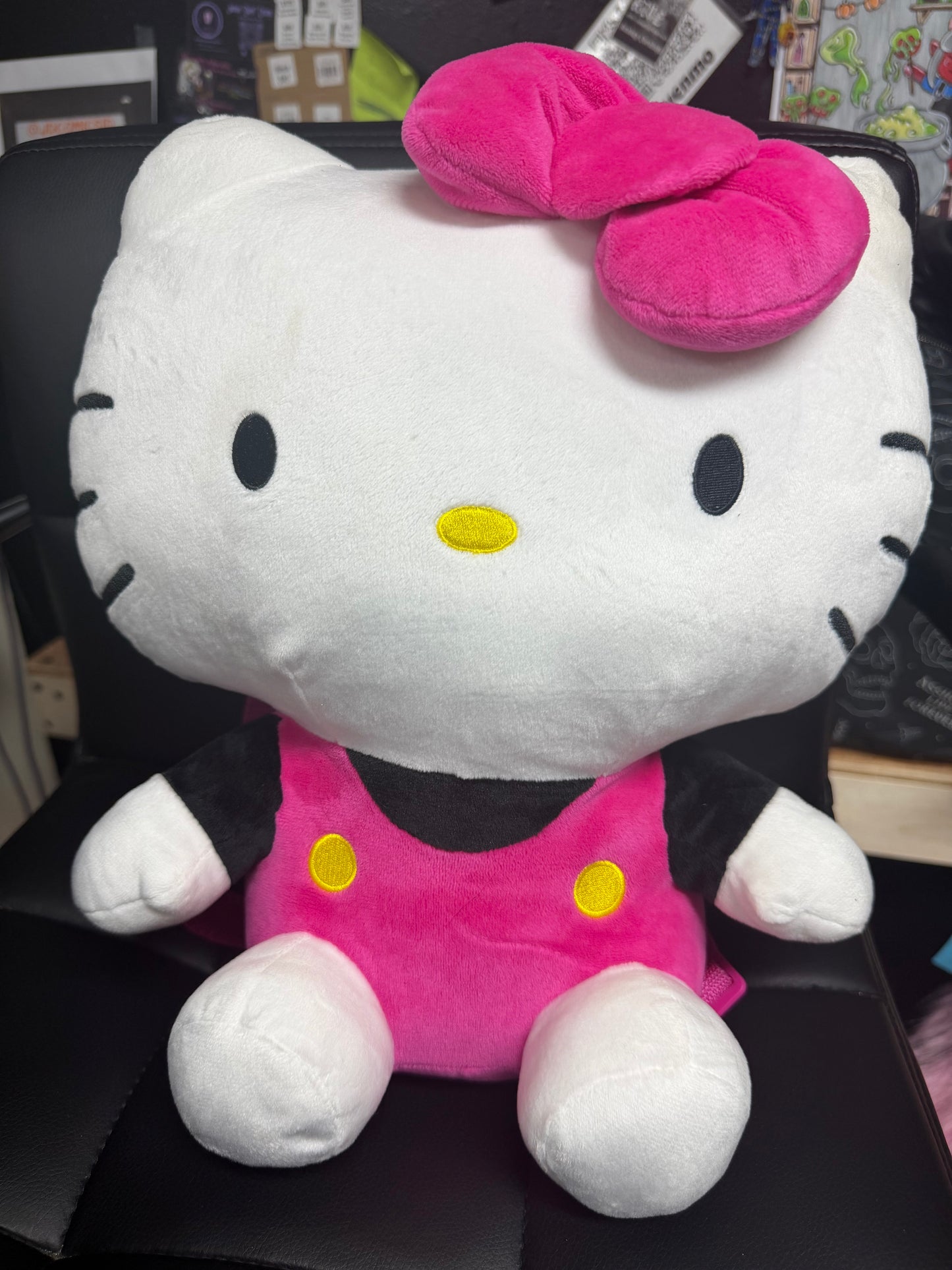 Hello Kitty Plush Backpack – Pink Kawaii Chaos Cutie