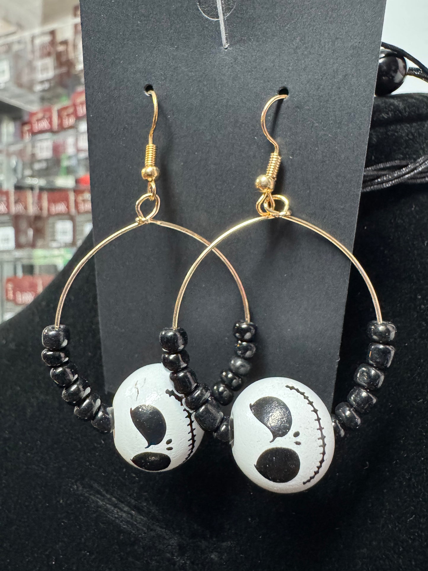 Nightmare Before Christmas Jack Necklace/Earring Set