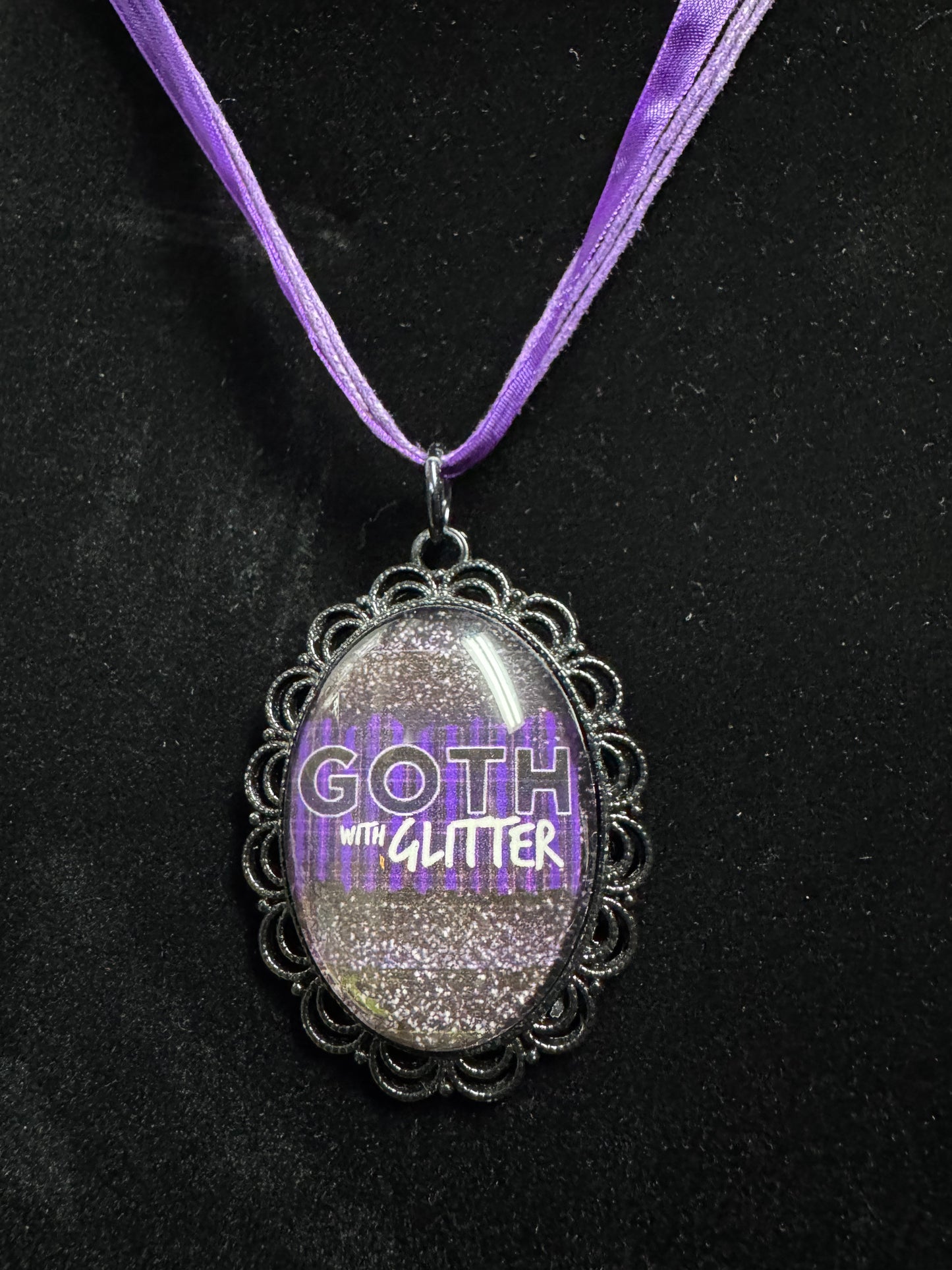 Goth With Glitter Swag Necklaces