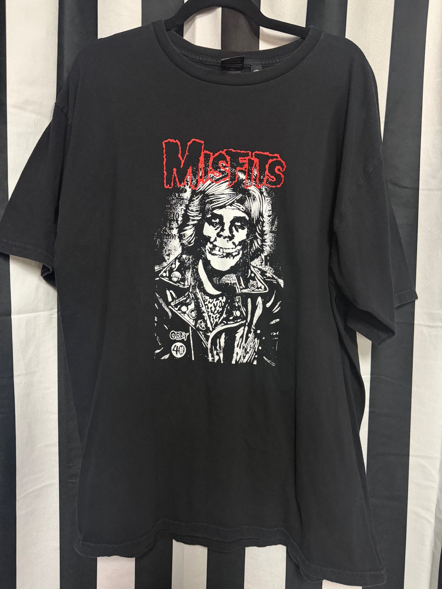 Obey X Misfits Fiend Club Shirt- Size XL