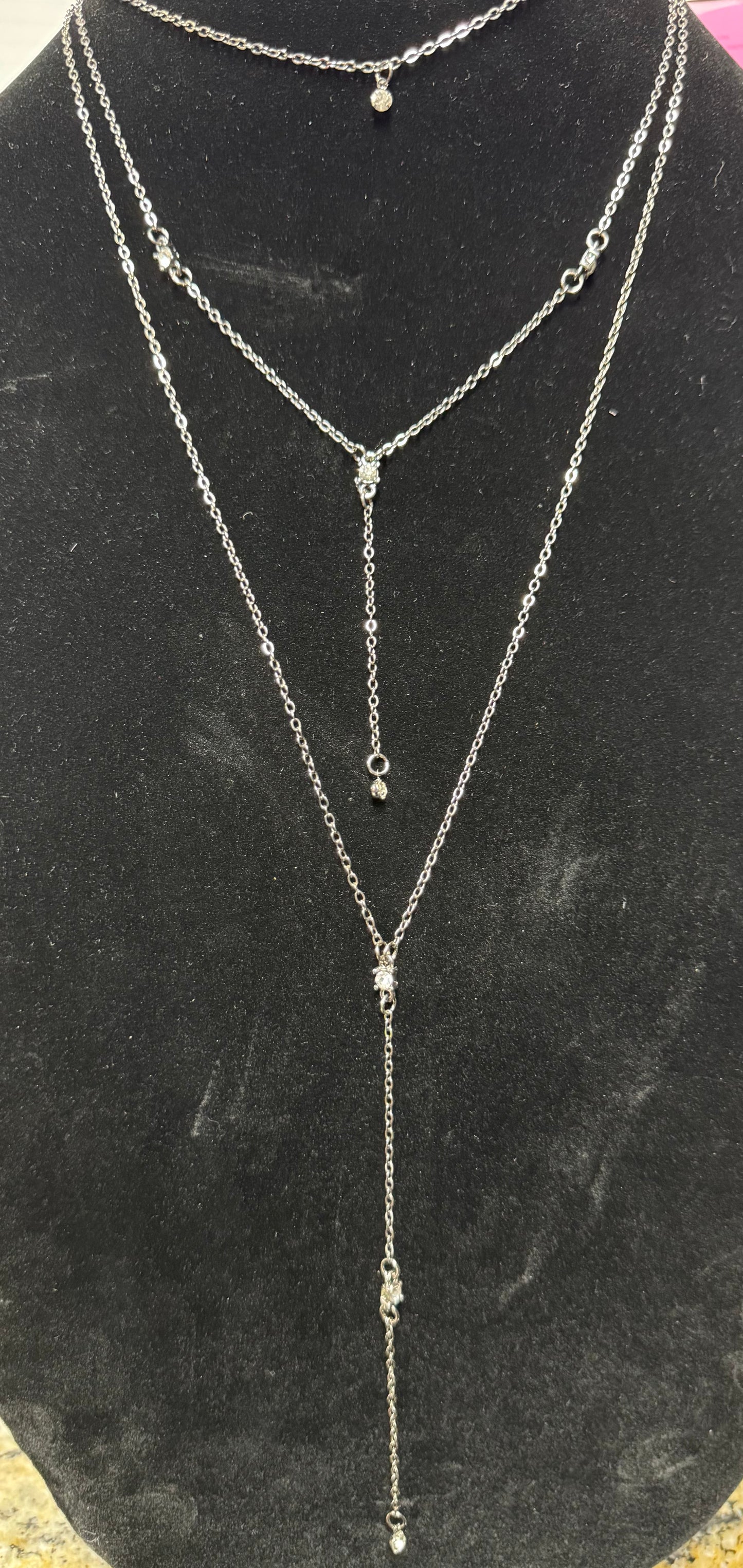 3 Layer Black Elegant Necklace
