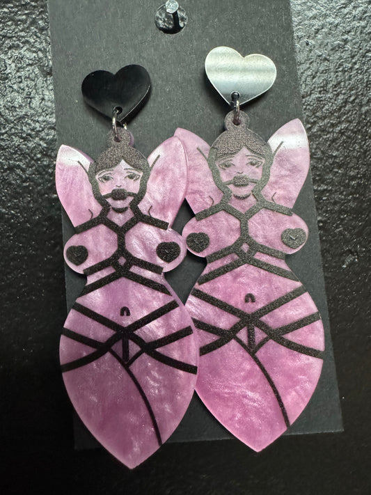 Shibari Girl Earring