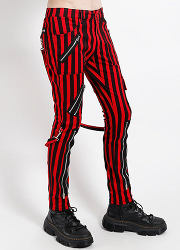 TRIPP- CLASSIC STRAP PANT MED RED STRIPE