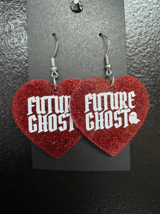 Future Ghost Heart Earrings