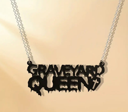 Gothic Graveyard Queen Necklace