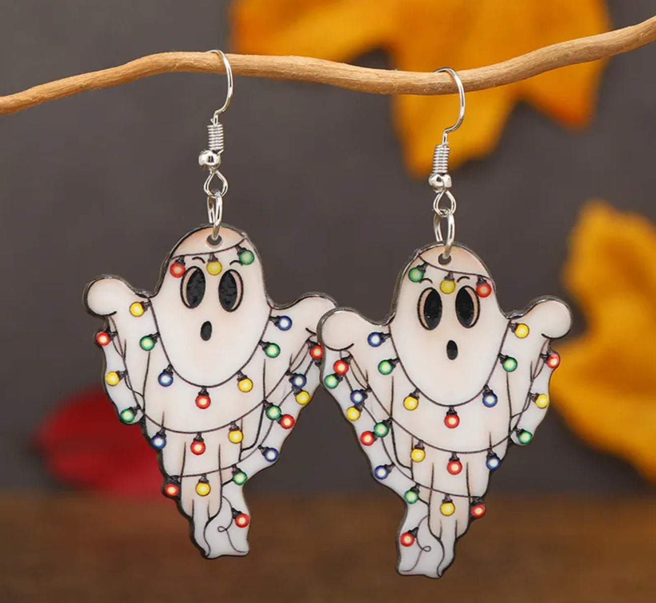 Christmas Ghost Earrings