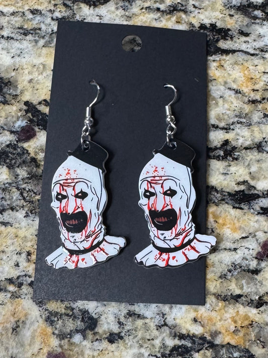 Terrifier Head Earrings