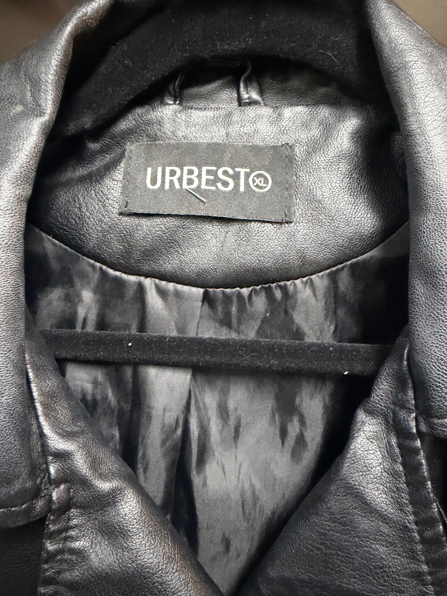 URBEST- PU Leather Jacket- XL