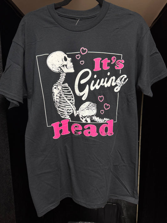 It's Giving Head Skeleton Shirt