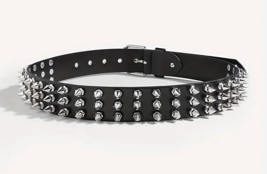 Punk Rivet Metal Belt