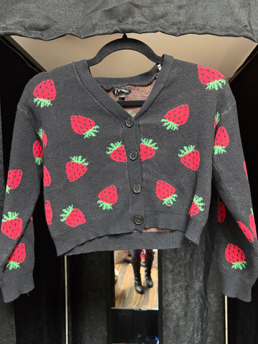 Strawberry Crop Sweater- Art Class- Kids Large (10/12)