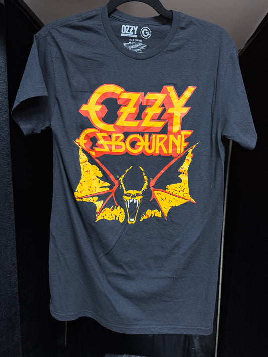 Ozzy Osbourne Bat Shirt- Size Small