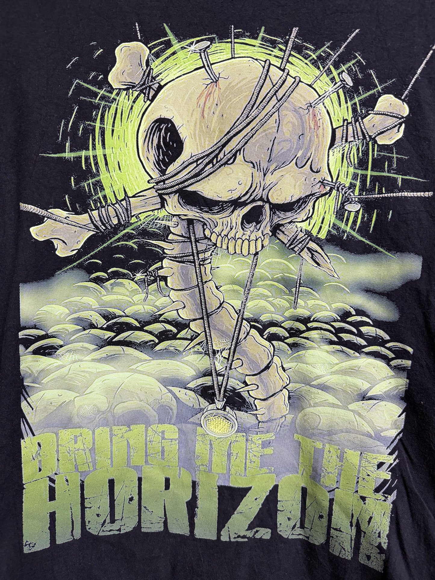 Bring Me The Horizon- Green Shirt- Size Large