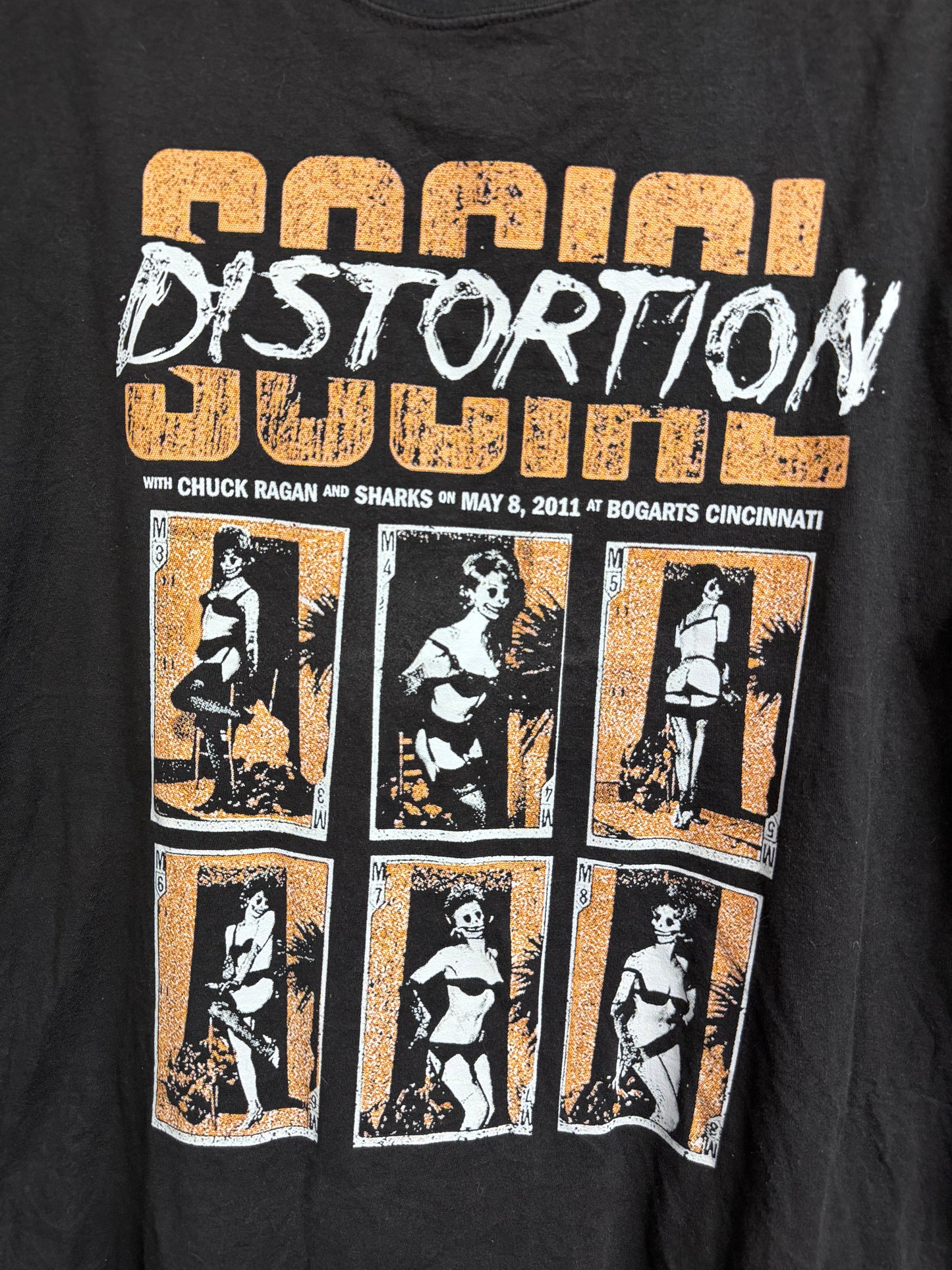 Social Distortion- 2011 Tour Pinup Girls- Size L/XL