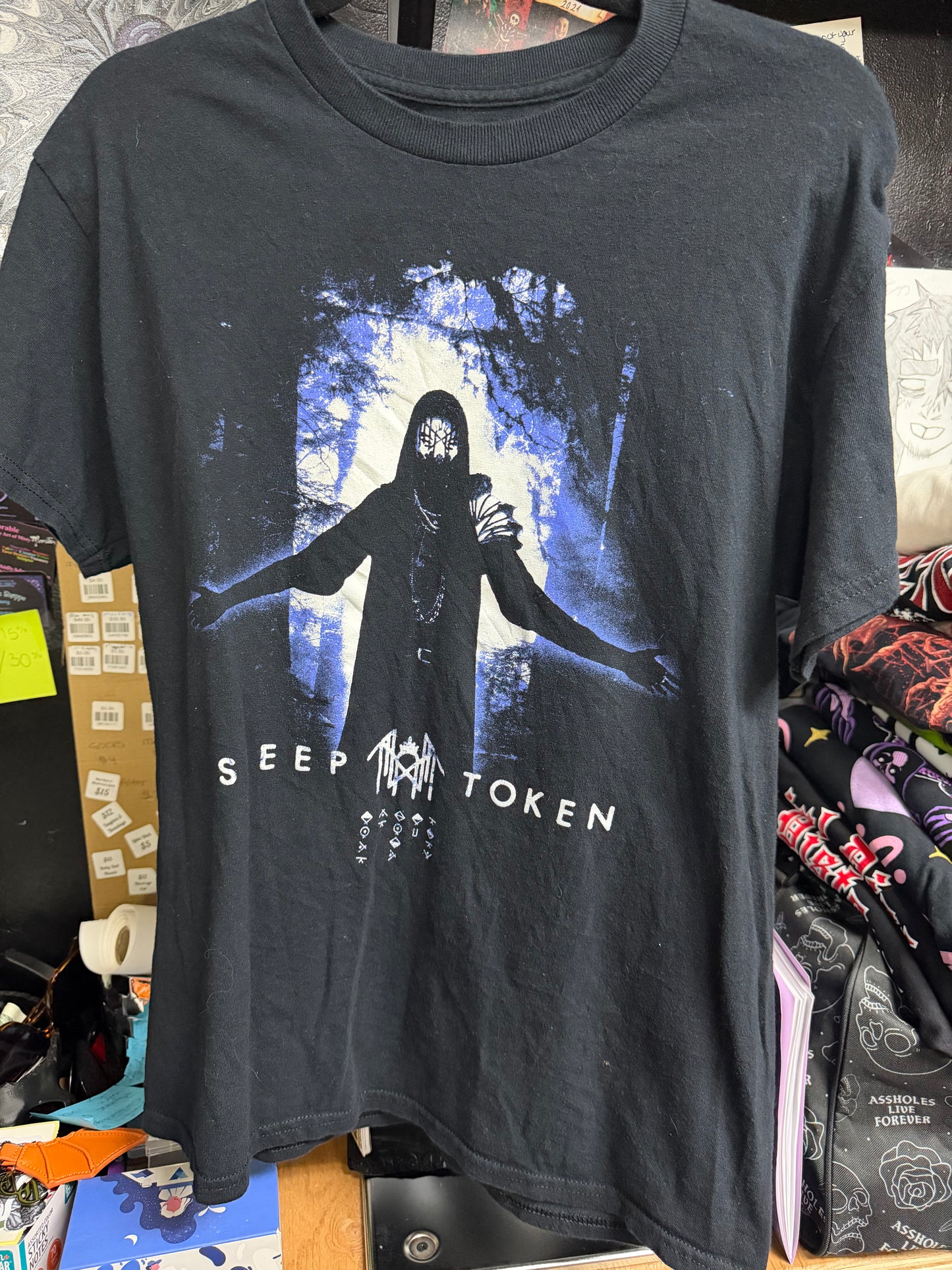 Sleep Token Blue Glow Shirt - Large