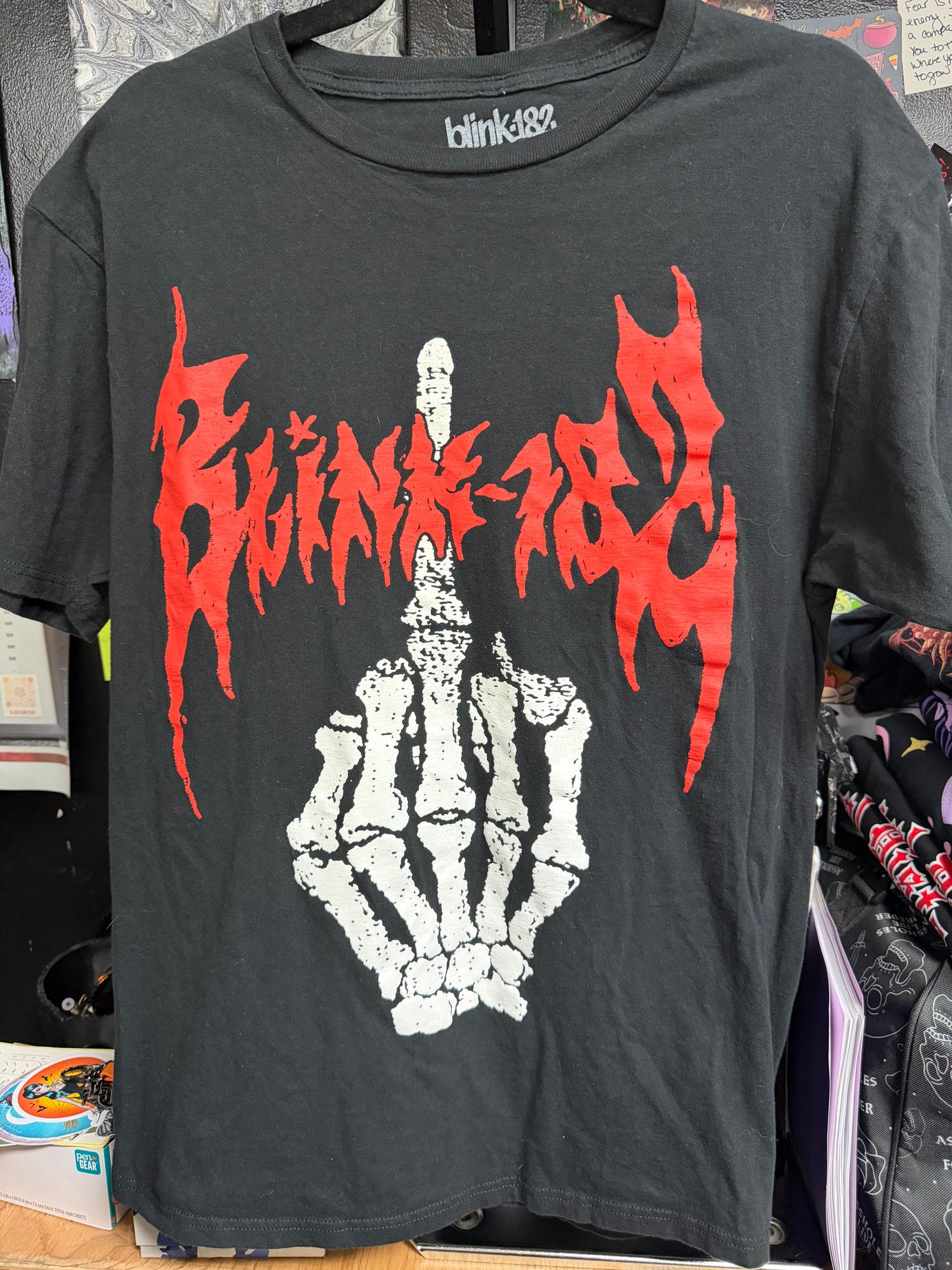 2024 Blink 182- Middle Finger Shirt- Size Large