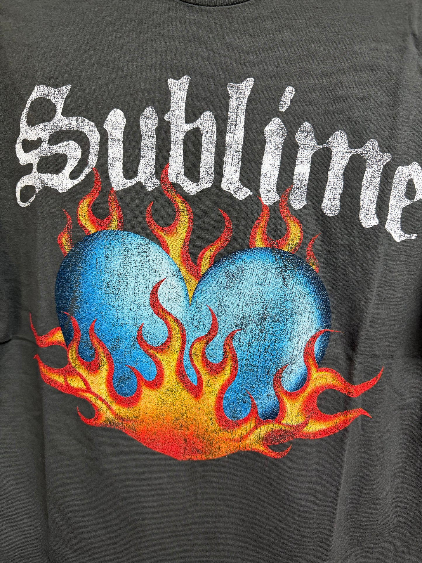 Sublime Burning Heart Shirt- Size S/M