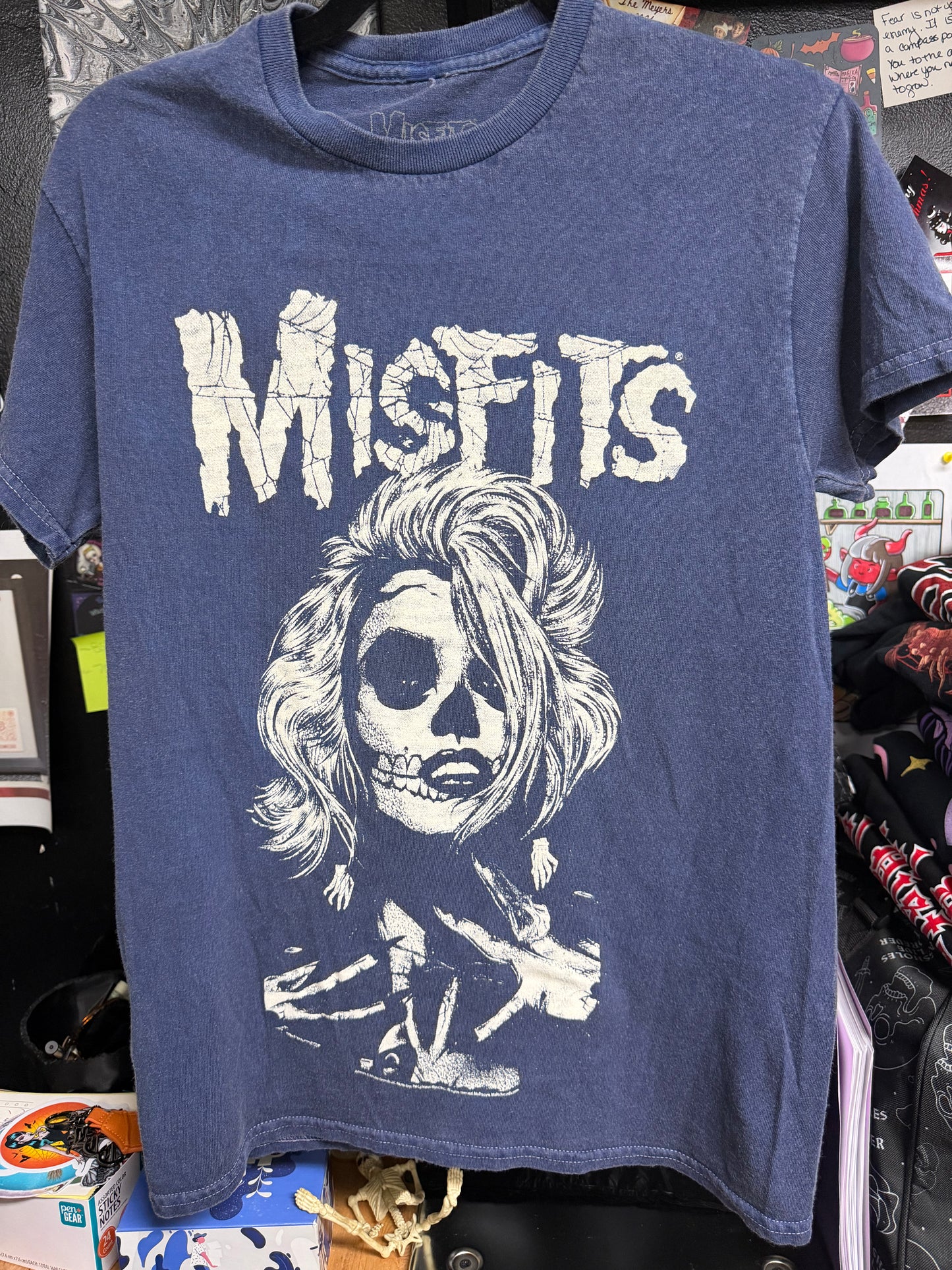 Blue Movie Star Misfit Girl Shirt- Size Med