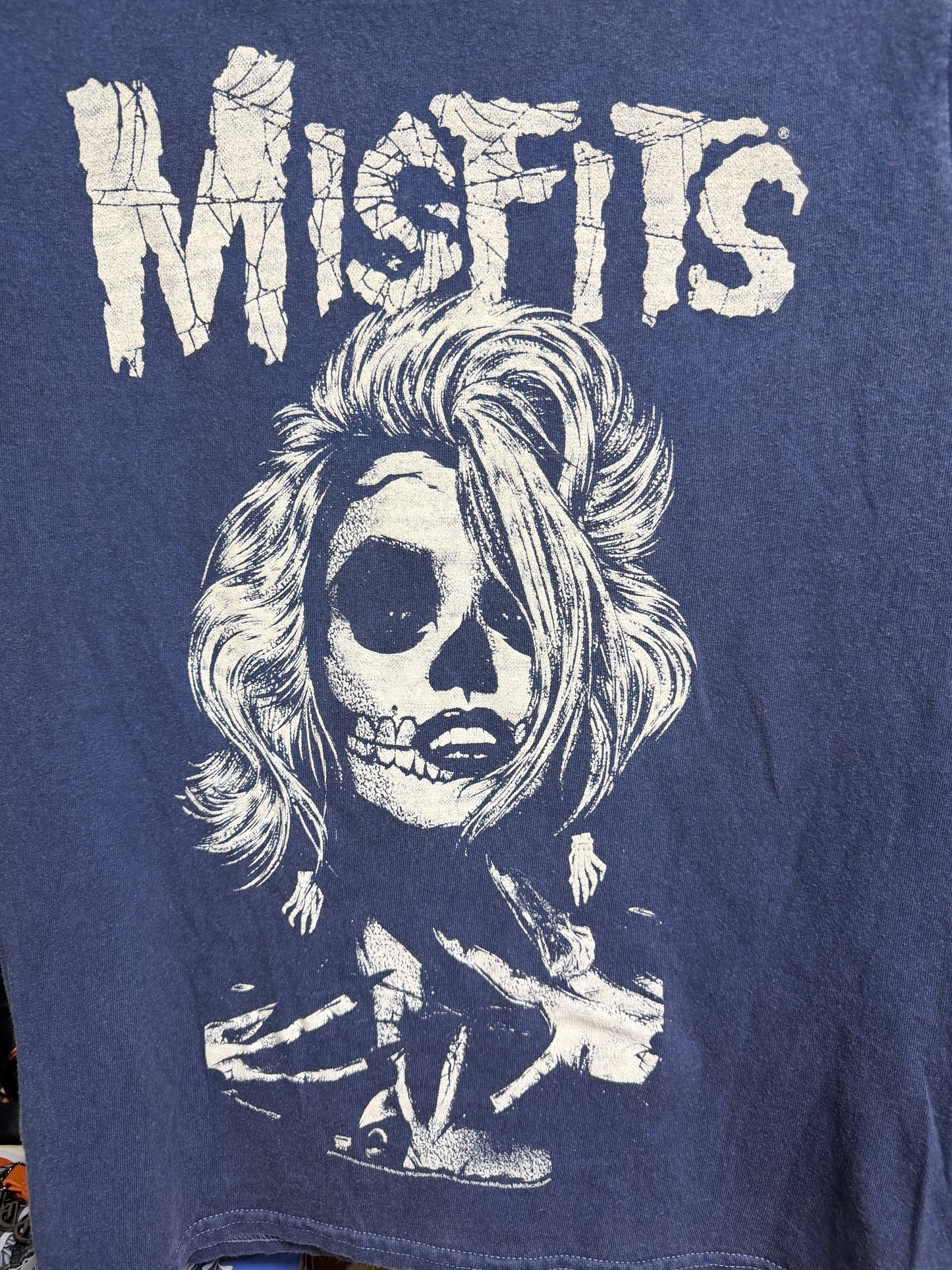 Blue Movie Star Misfit Girl Shirt- Size Med