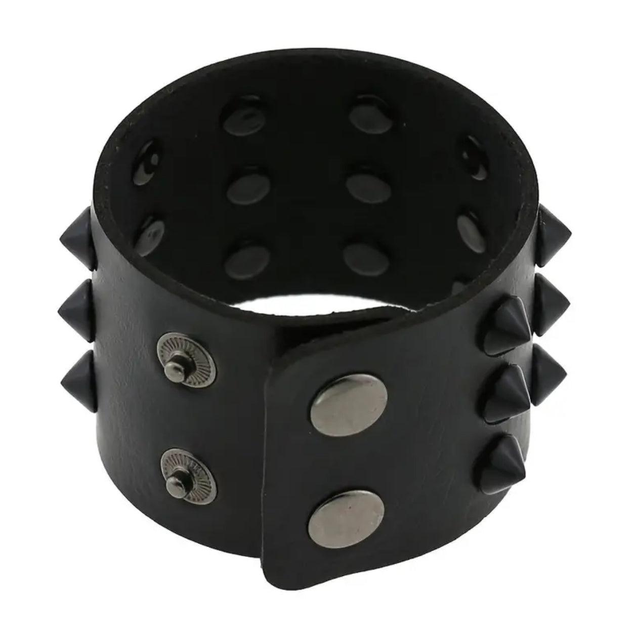 PU Leather Spiked Bracelets