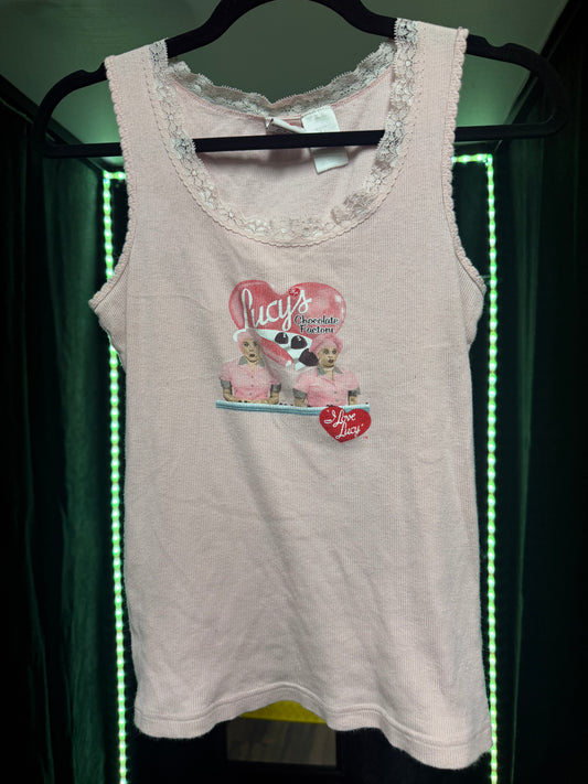 Vintage I Love Lucy Chocolate Factory Tank- S/M