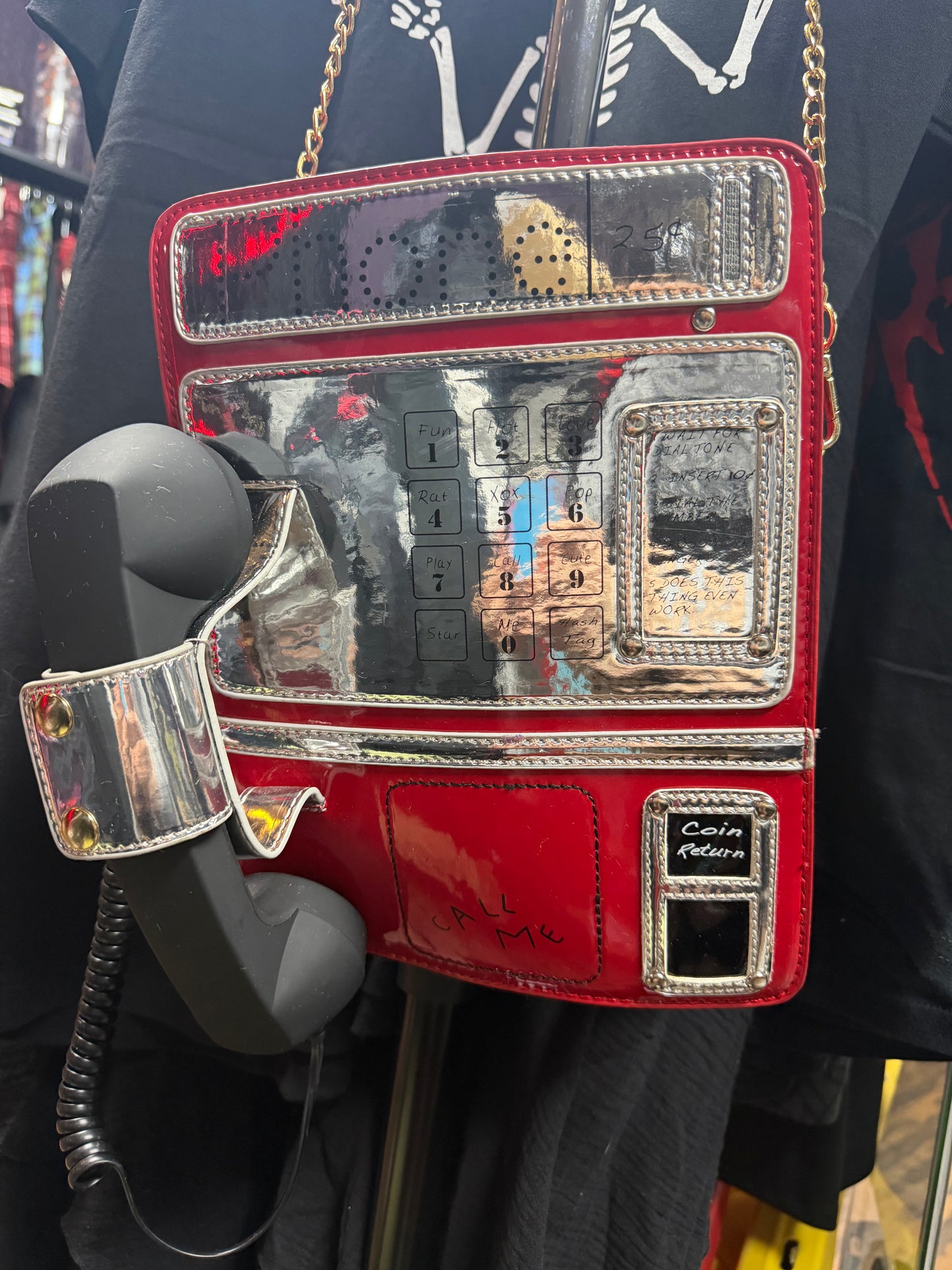 Rare Y2K novelty payphone purse by 3AM Forever