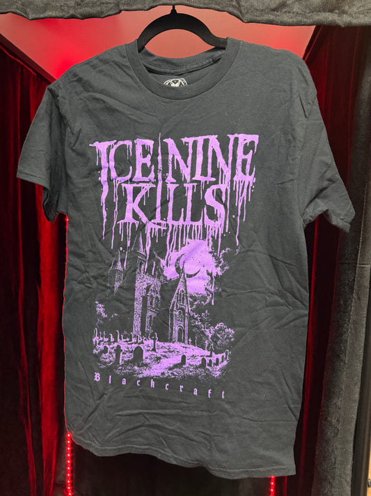 Ice Nine Kills x Blackcraft Haunted House Shirt- Size M