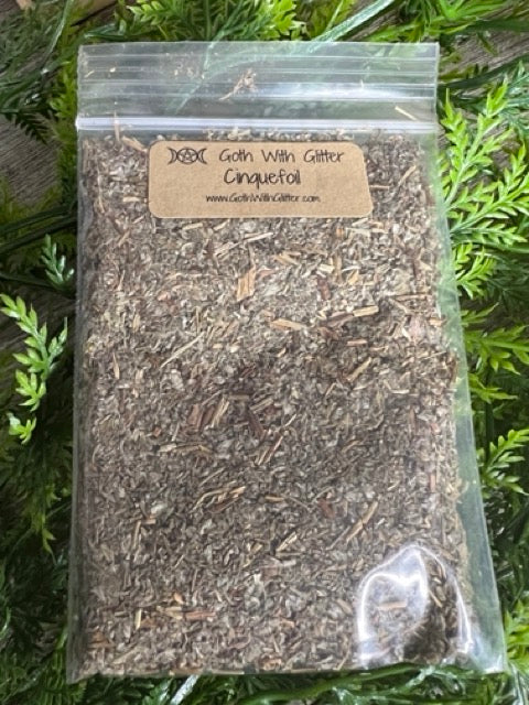Dried Herb, Cinquefoil / Five-Finger Grass — .30 ounces