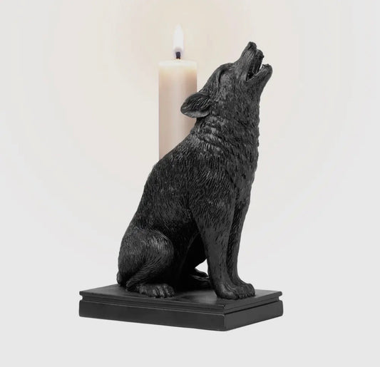 Ulula Noctic Wolf Candlestick