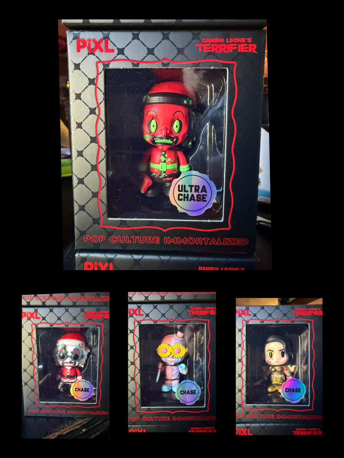 Thrilljoy PiXL Terrifier – Chase & Ultra Chase Collectible Figures
