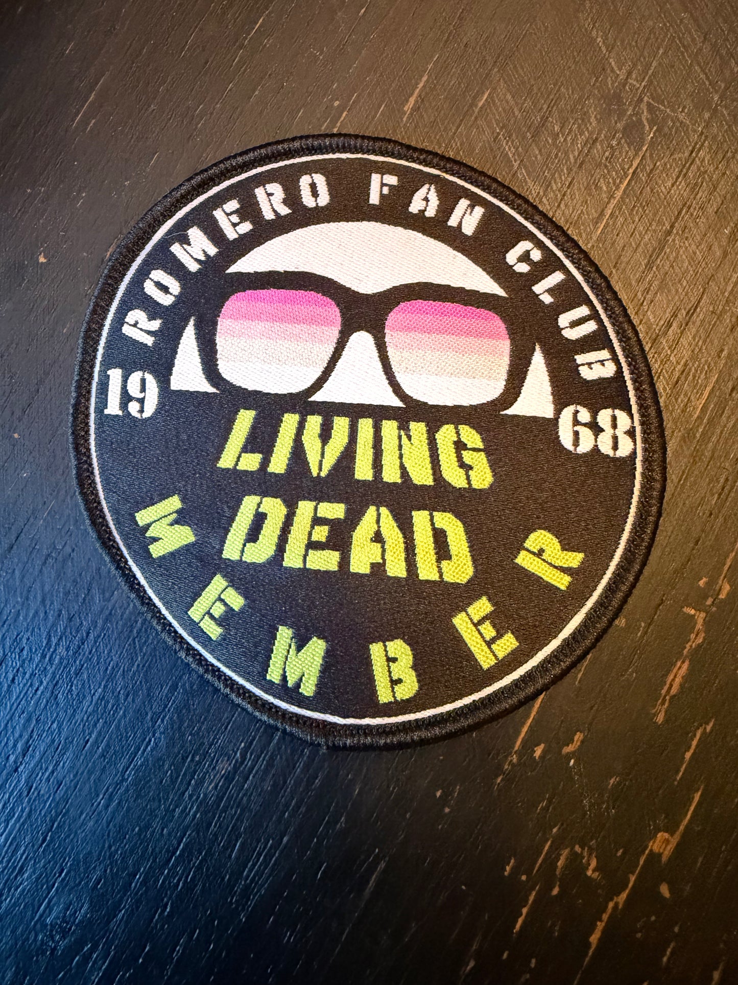 Romero Fan Club- 1968 Living Dead Member Patch