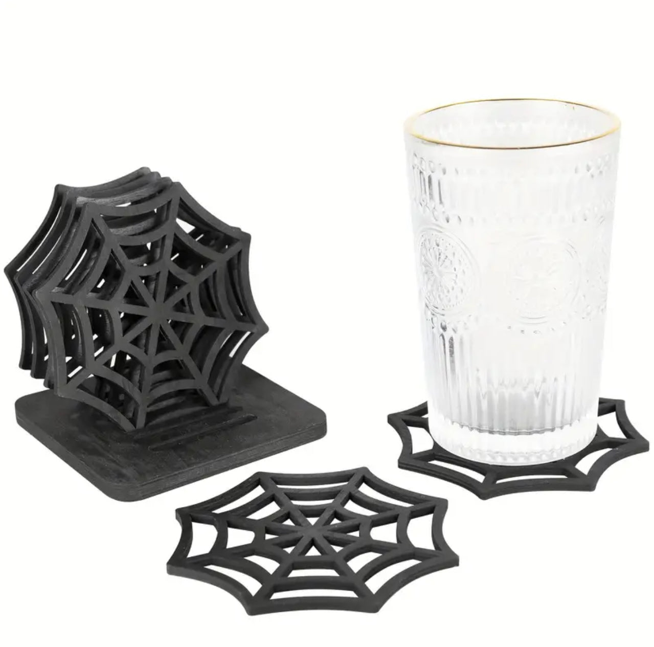 Spiderweb Coaster Set — 6 Pack