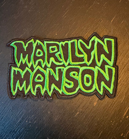 Green Marilyn Manson Patch