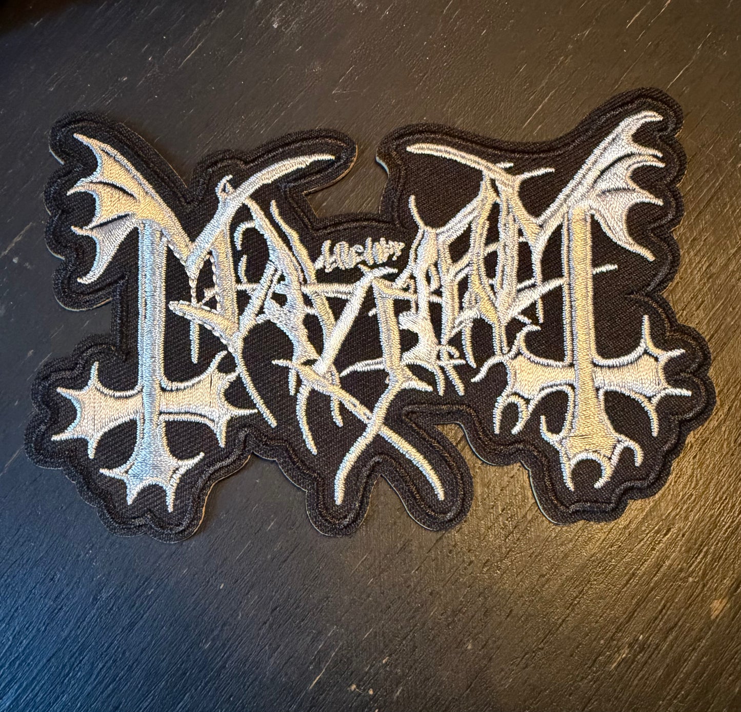 Mayham Black Metal Patch