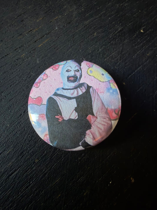 Cute Terrifier Button Pin