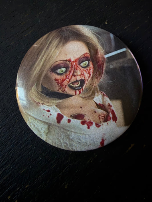 Chucky's Tiffany Button Pin